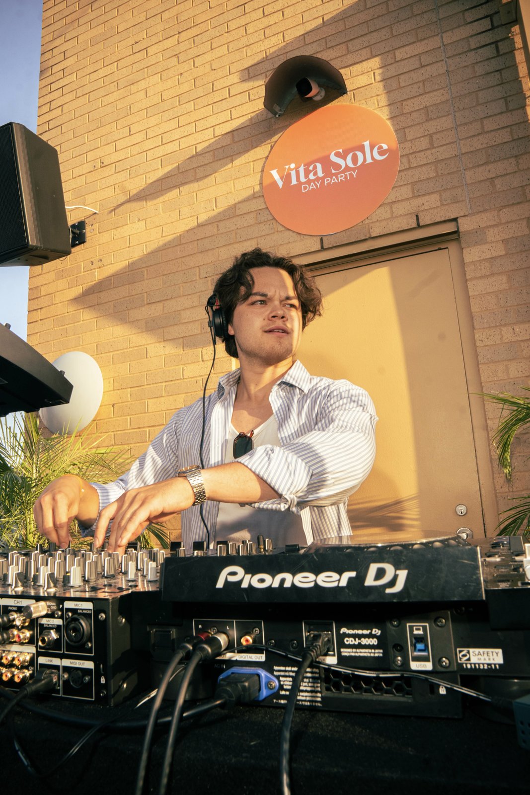 J TISTA playing a daytime set